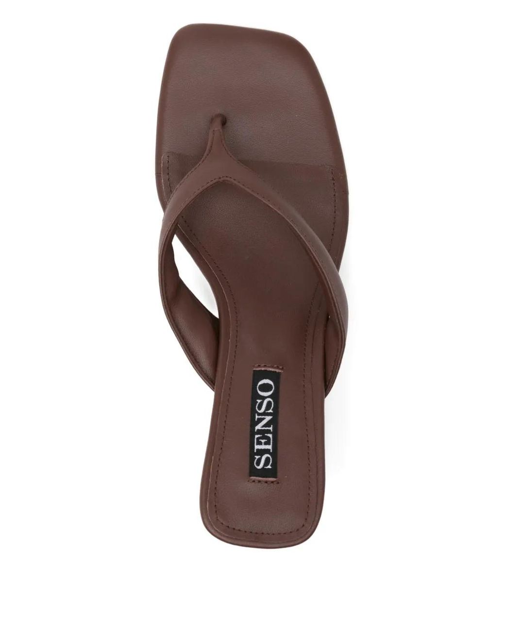 Senso Brown 60Mm Square Sandals