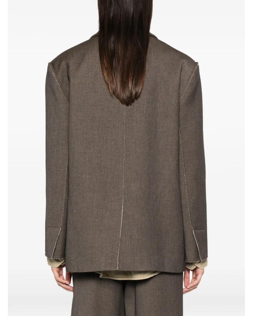 ELEH Brown Single-Breasted Blazer