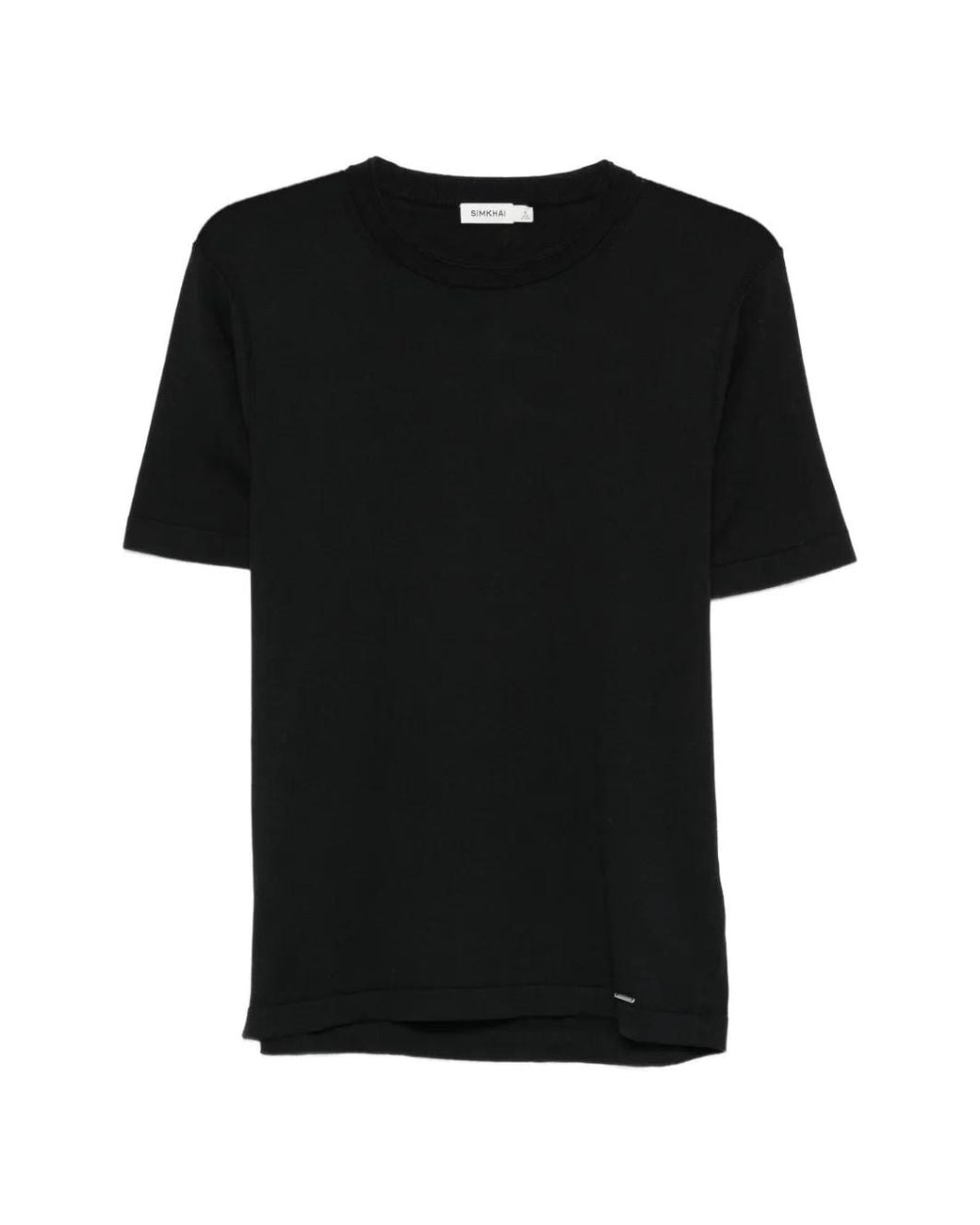 Jonathan Simkhai Black Short-Sleeve T-Shirt for men