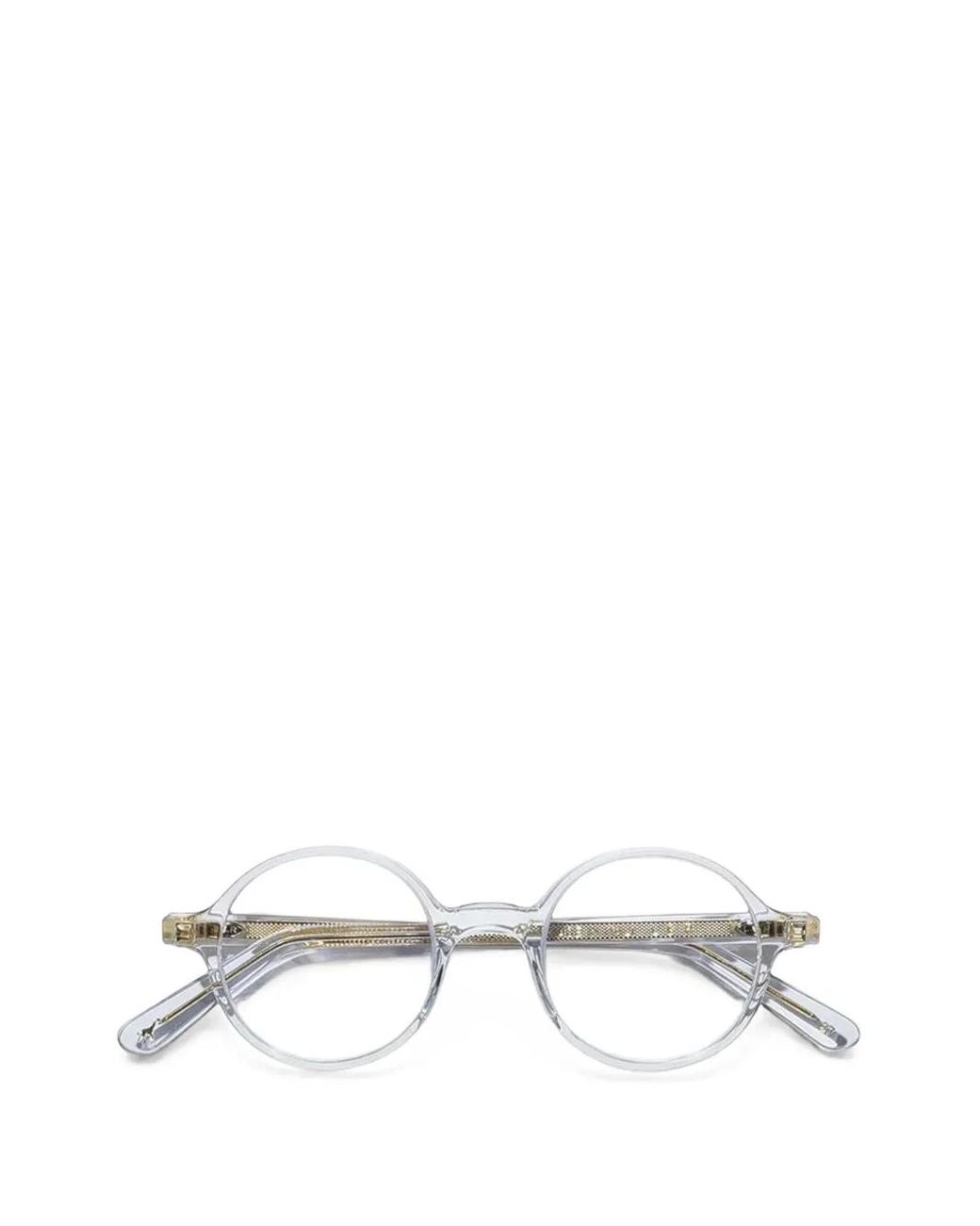 Lgr White Reunion Round-Frame Glasses