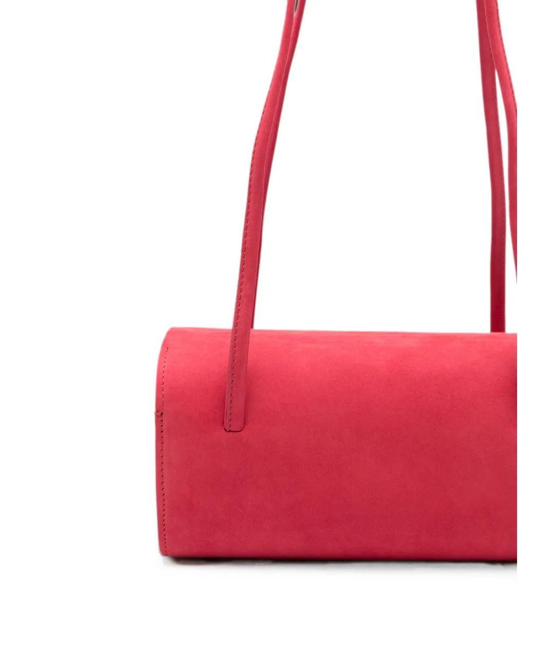 Faune Red Bra Leather Shoulder Bag