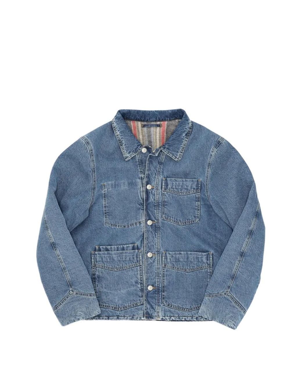 Fortela Blue Arapaho Stone-Wash Denim Jacket for men