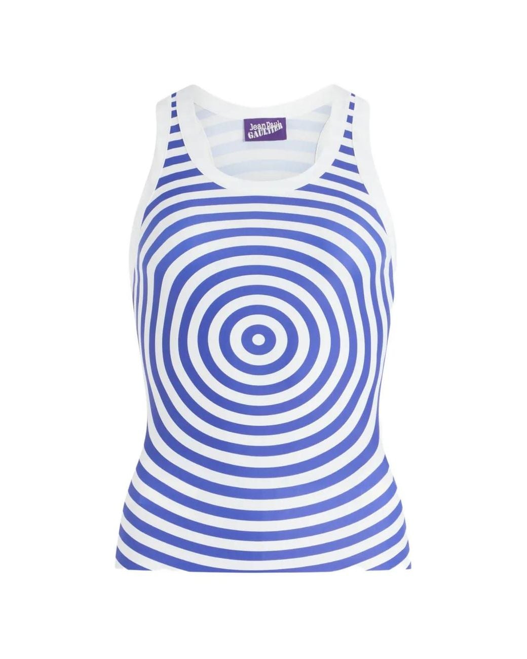 Jean Paul Gaultier Blue The Target Tank Top