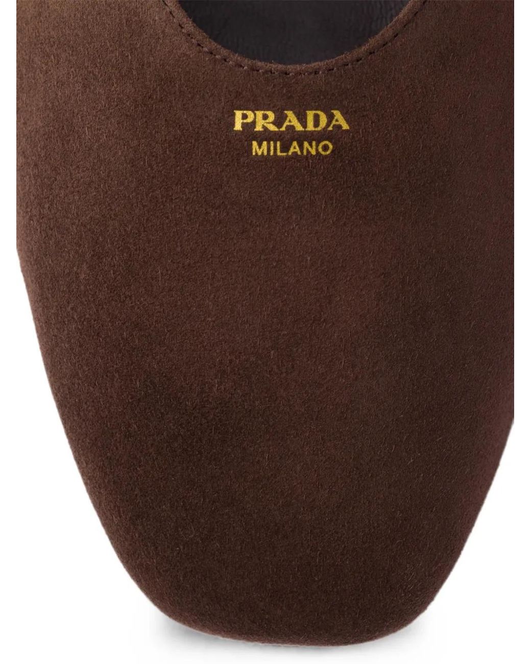 Prada White Suede Ballerinas
