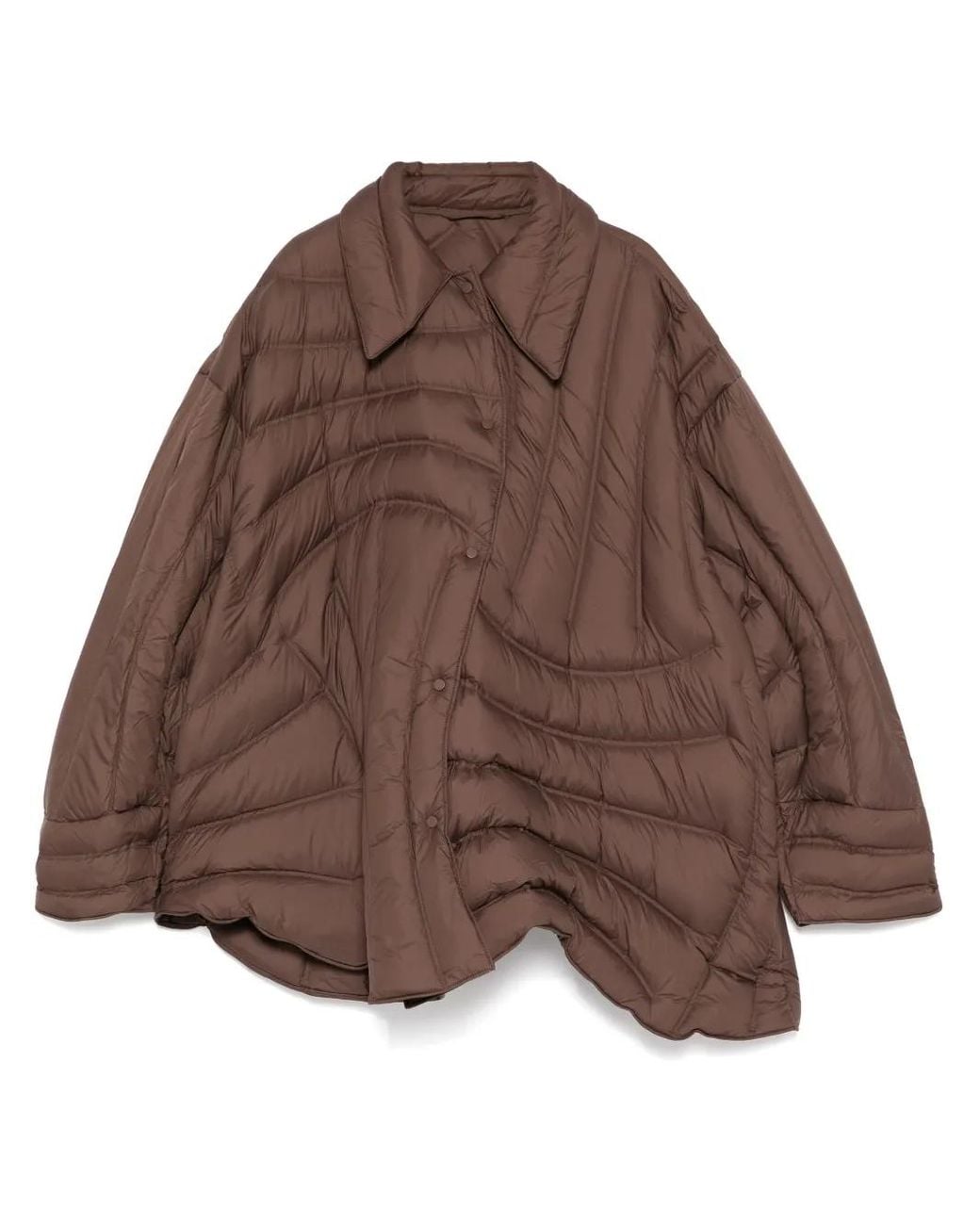 JNBY Asymmetrisch Donsjack in het Brown