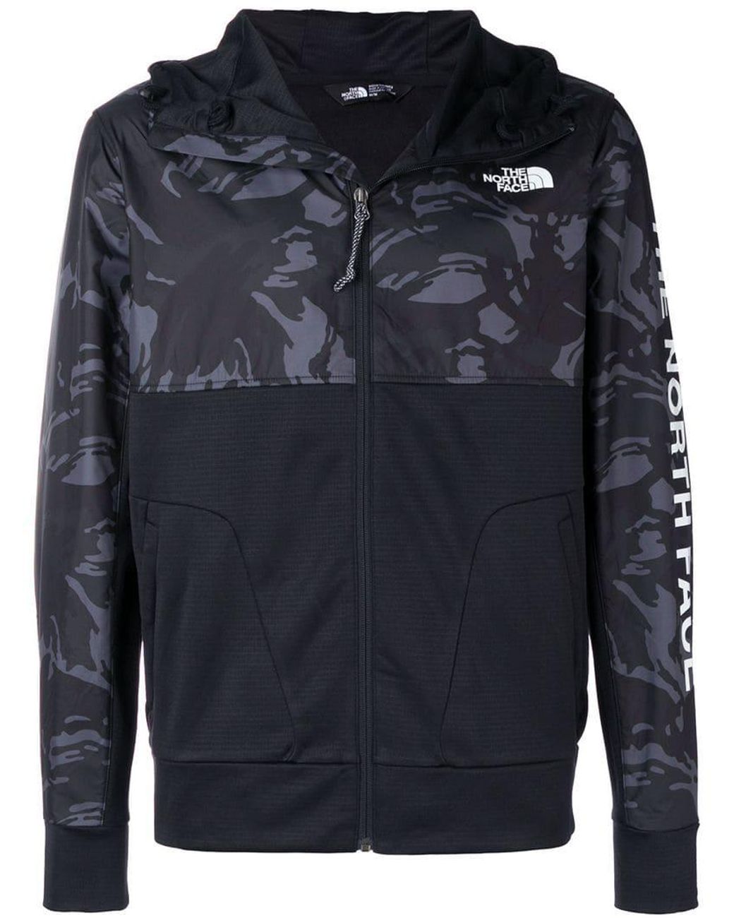 The North Face Train N Logo Overlay Jacket in Black for Men | Lyst UK