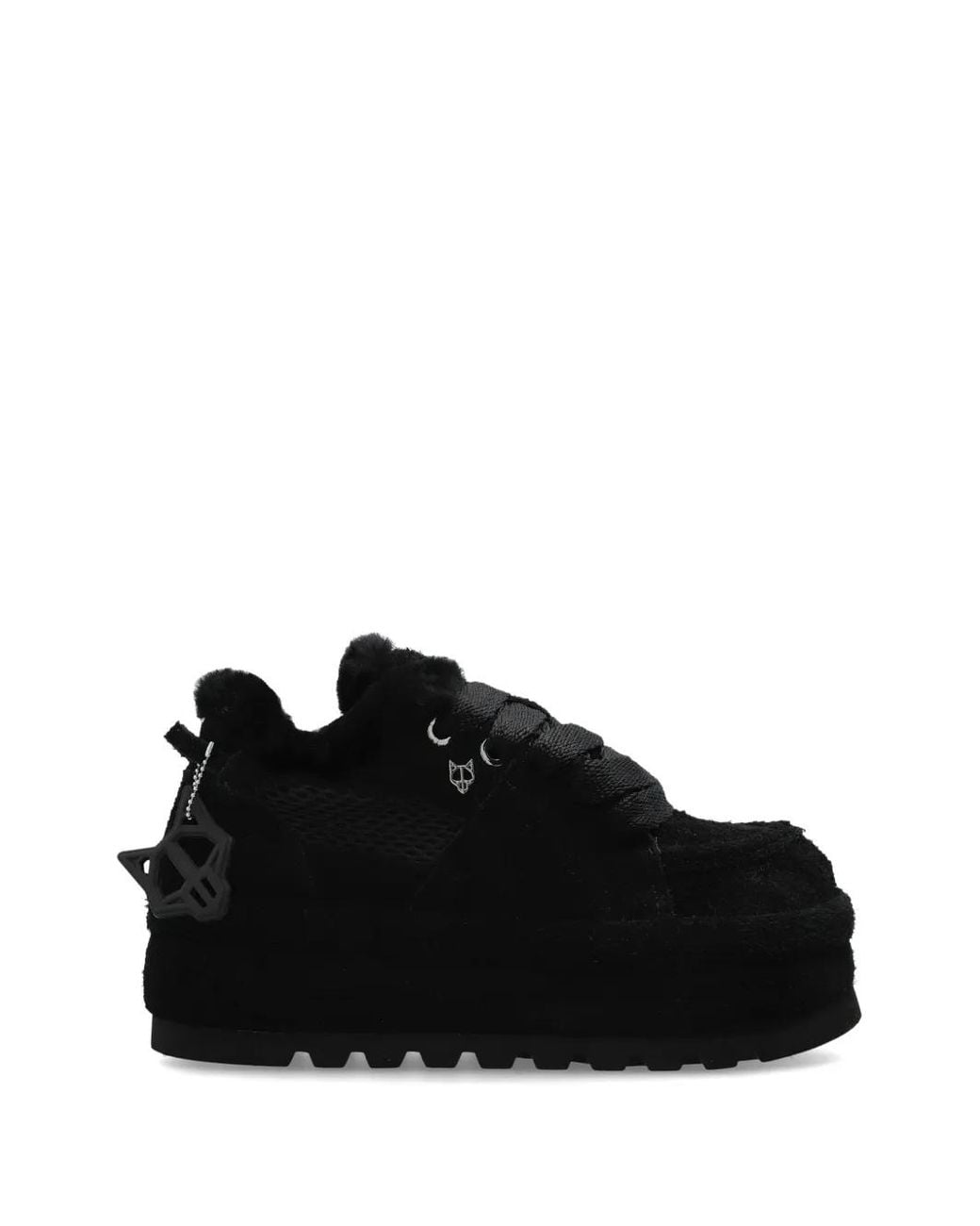 Naked Wolfe Black Platform Boots 'Beau'