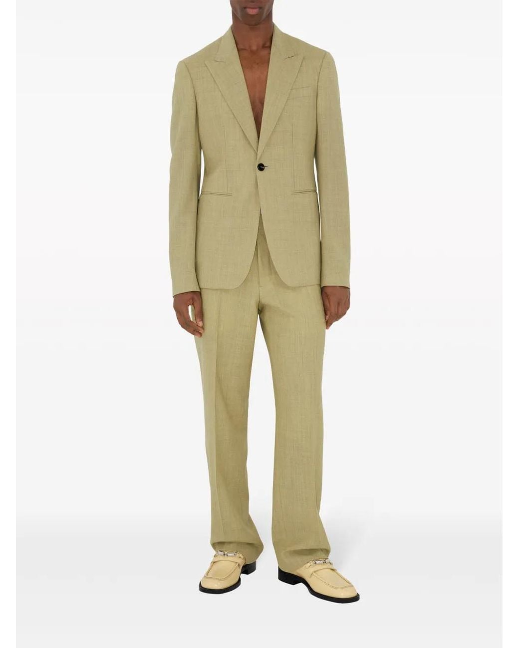 Burberry Green Tailored Wool Blazer for men