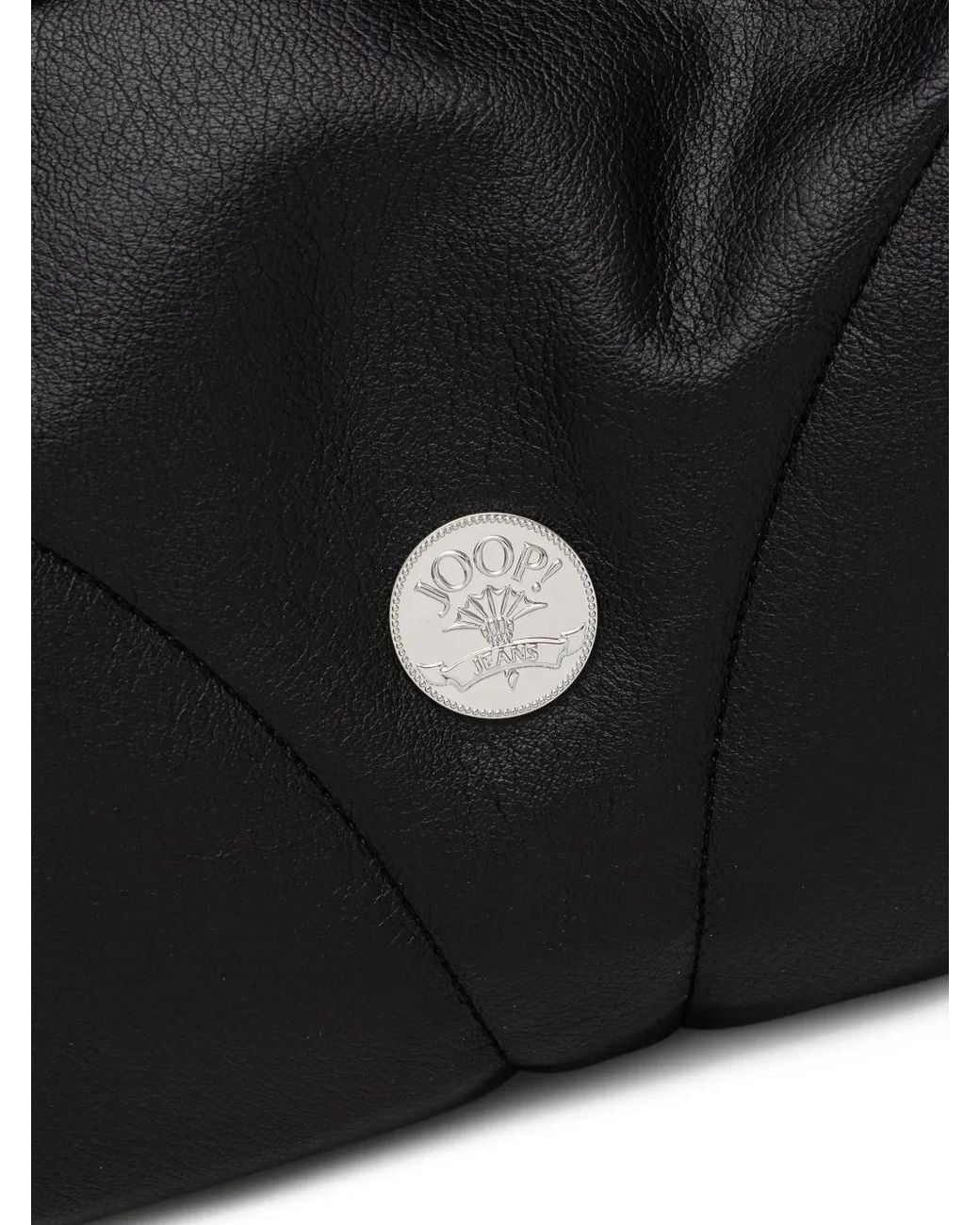 Joop! Black Soave Sasou Quilted-Desgin Tote Bag