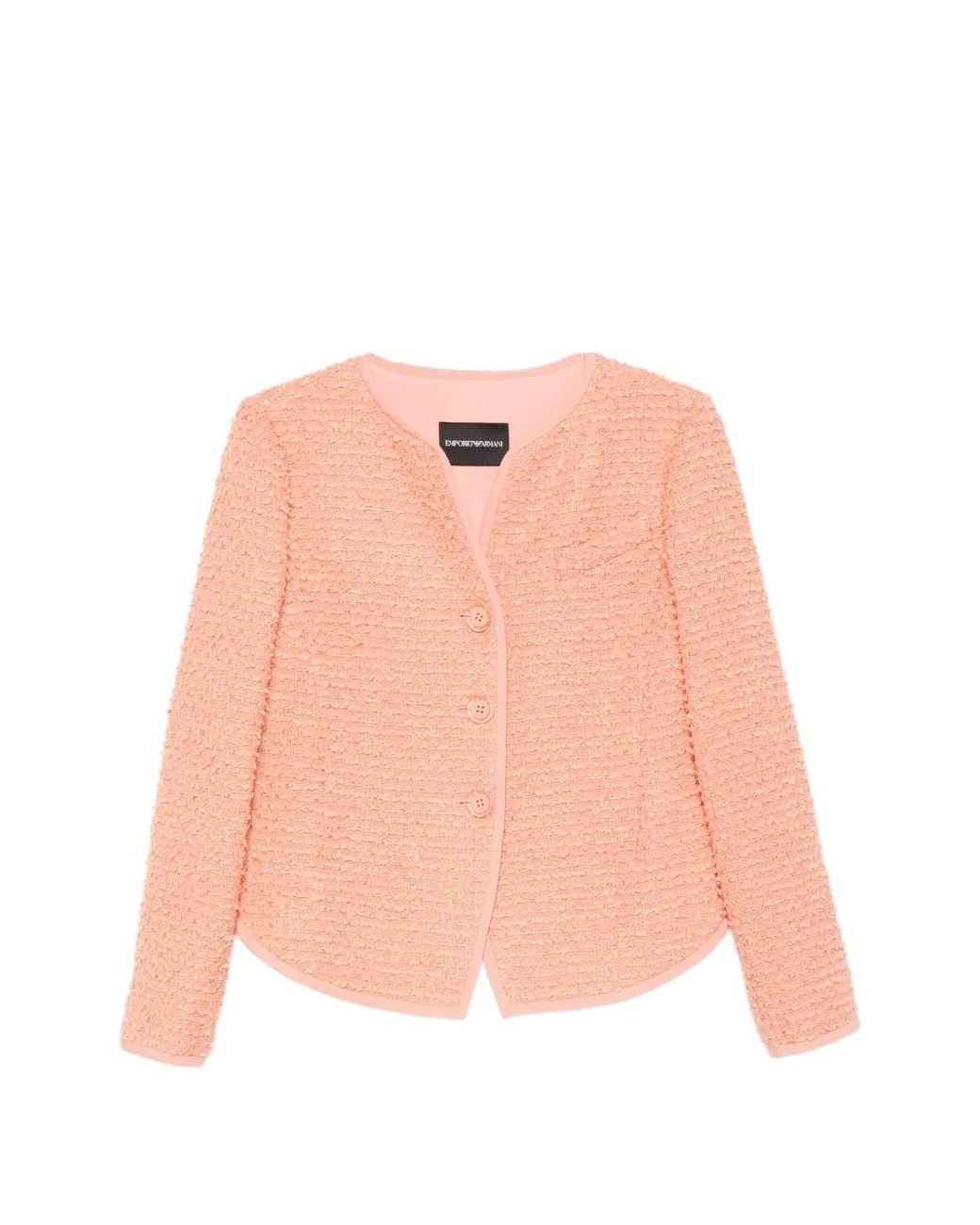 Emporio Armani Pink Wool Blend Jacket