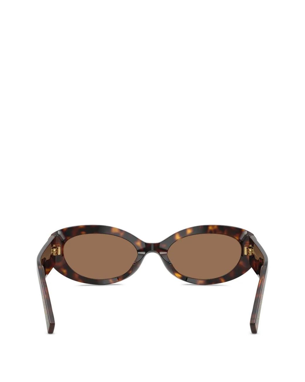 Dolce & Gabbana Brown Devotion Oval-Frame Sunglasses