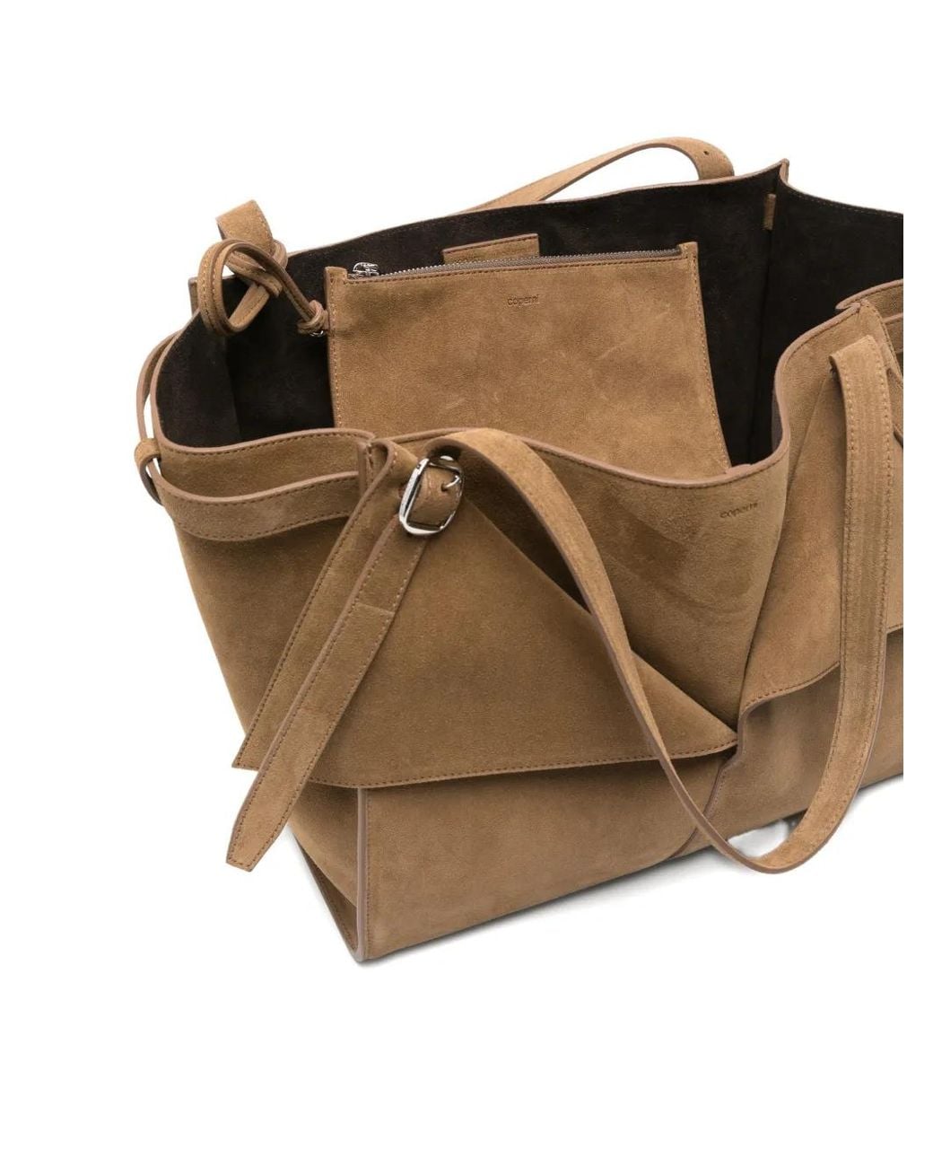 Bolso Shopper Plegable Coperni de color Brown