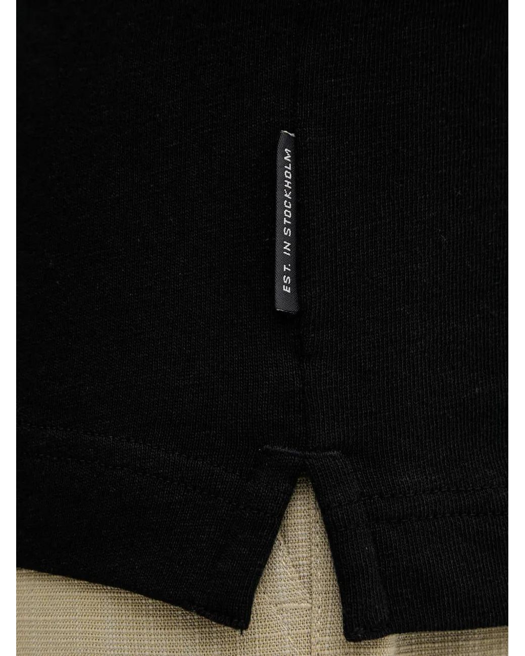 Marc O' Polo Black Polo À Manches Courtes for men