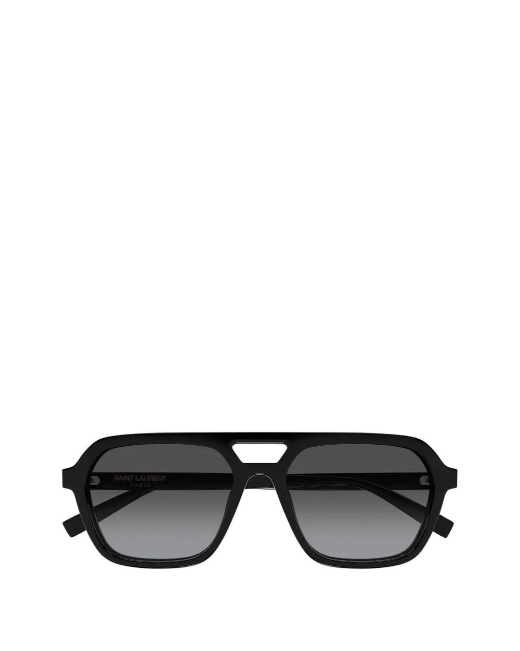 Saint Laurent Black Pilot-Frame Sunglasses for men