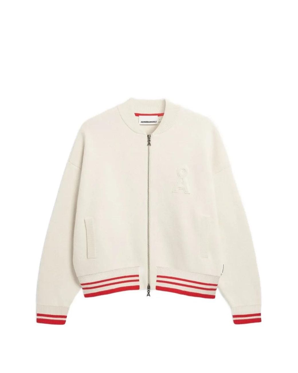 ARMEDANGELS White Iconic Å Bomber Jacket