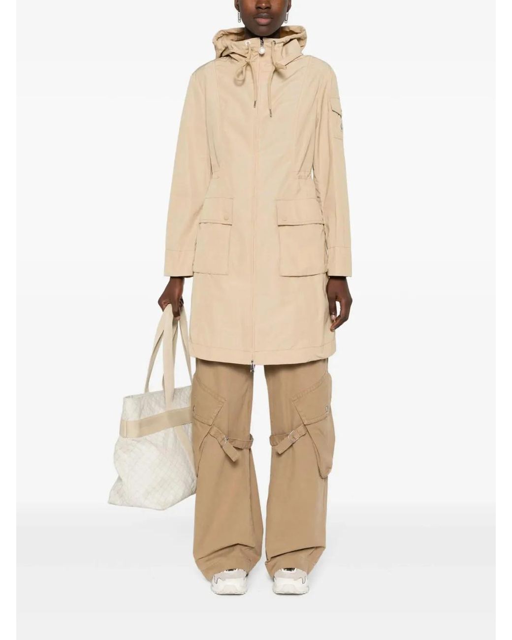 Moncler Natural Parka 'Laerte Long'