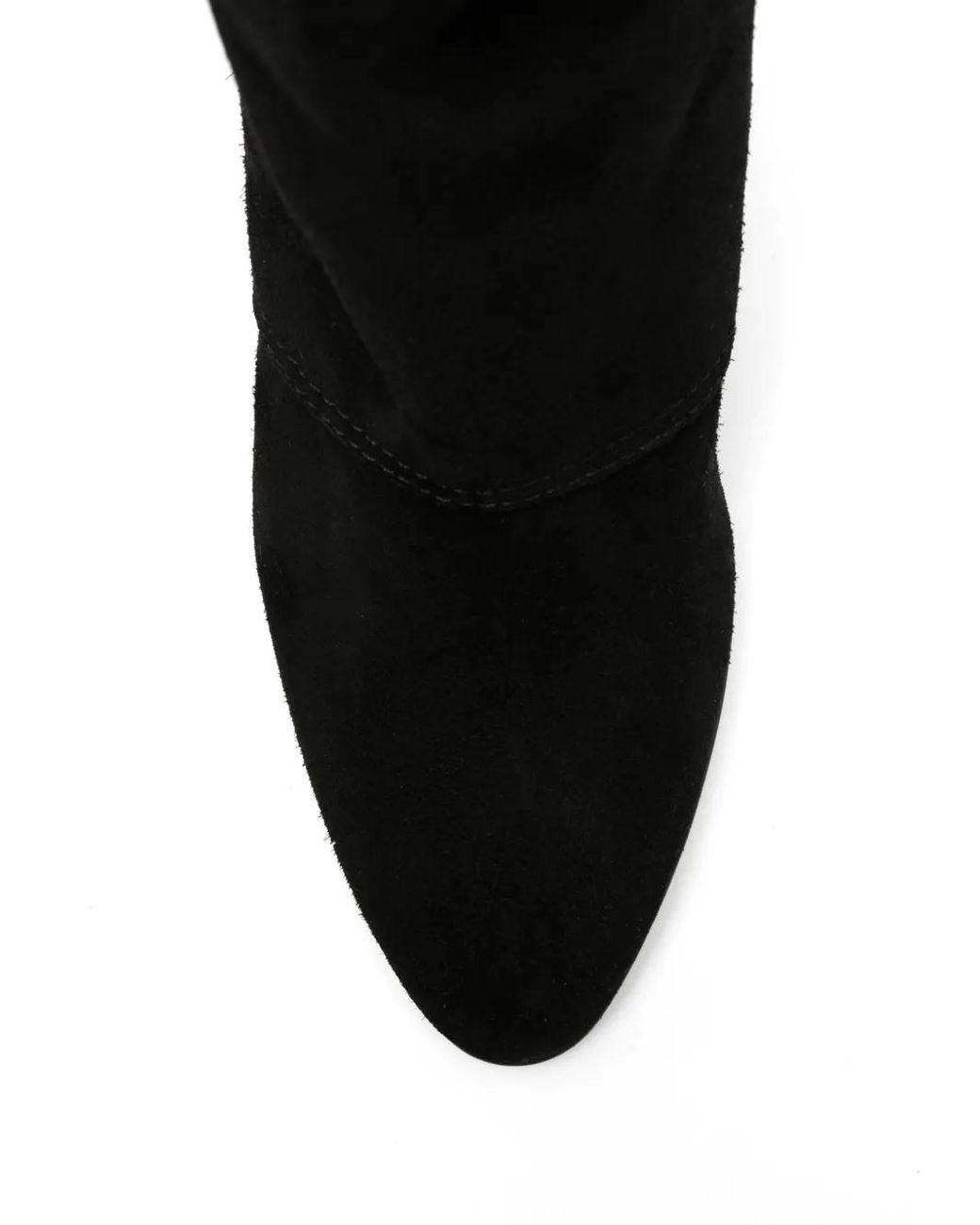 Chloé Black Anouk Ruffled-Trim Heeled Ankle Boots