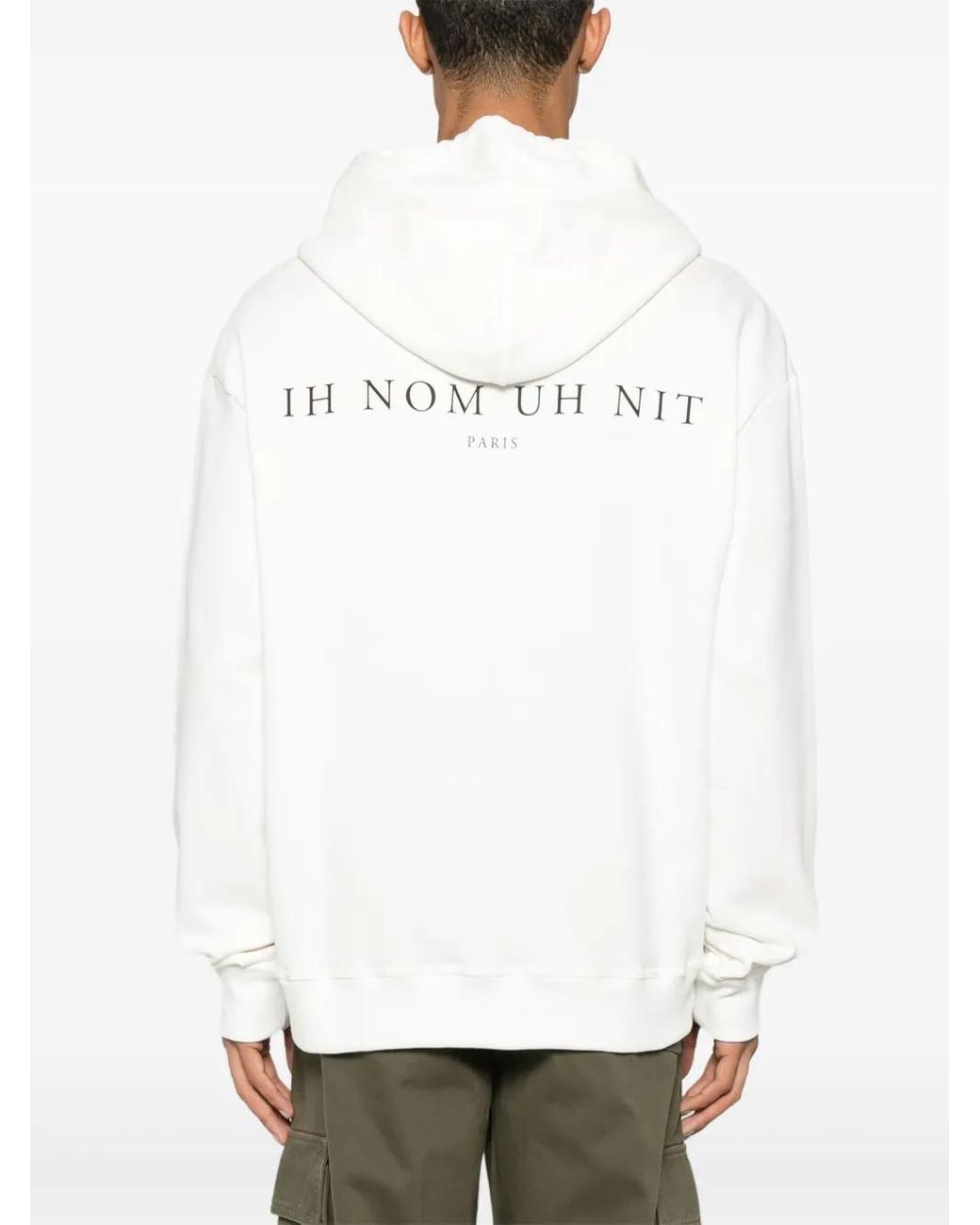 Ih Nom Uh Nit White Future Mask Hoodie for men
