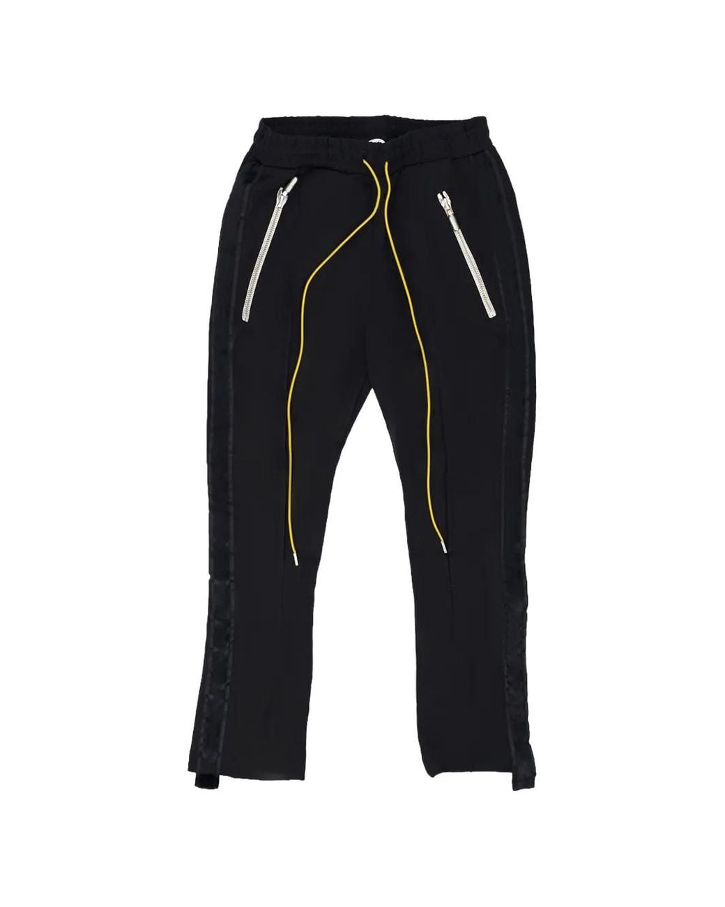 Rhude Black Traxedo Side-Stripe Track Pants for men