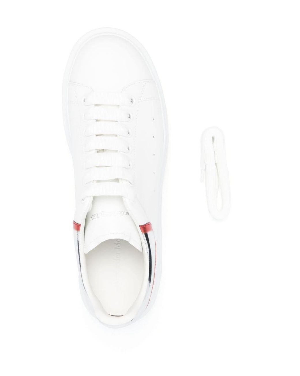 Alexander McQueen Oversized Low-top Sneakers in White for Men | Lyst