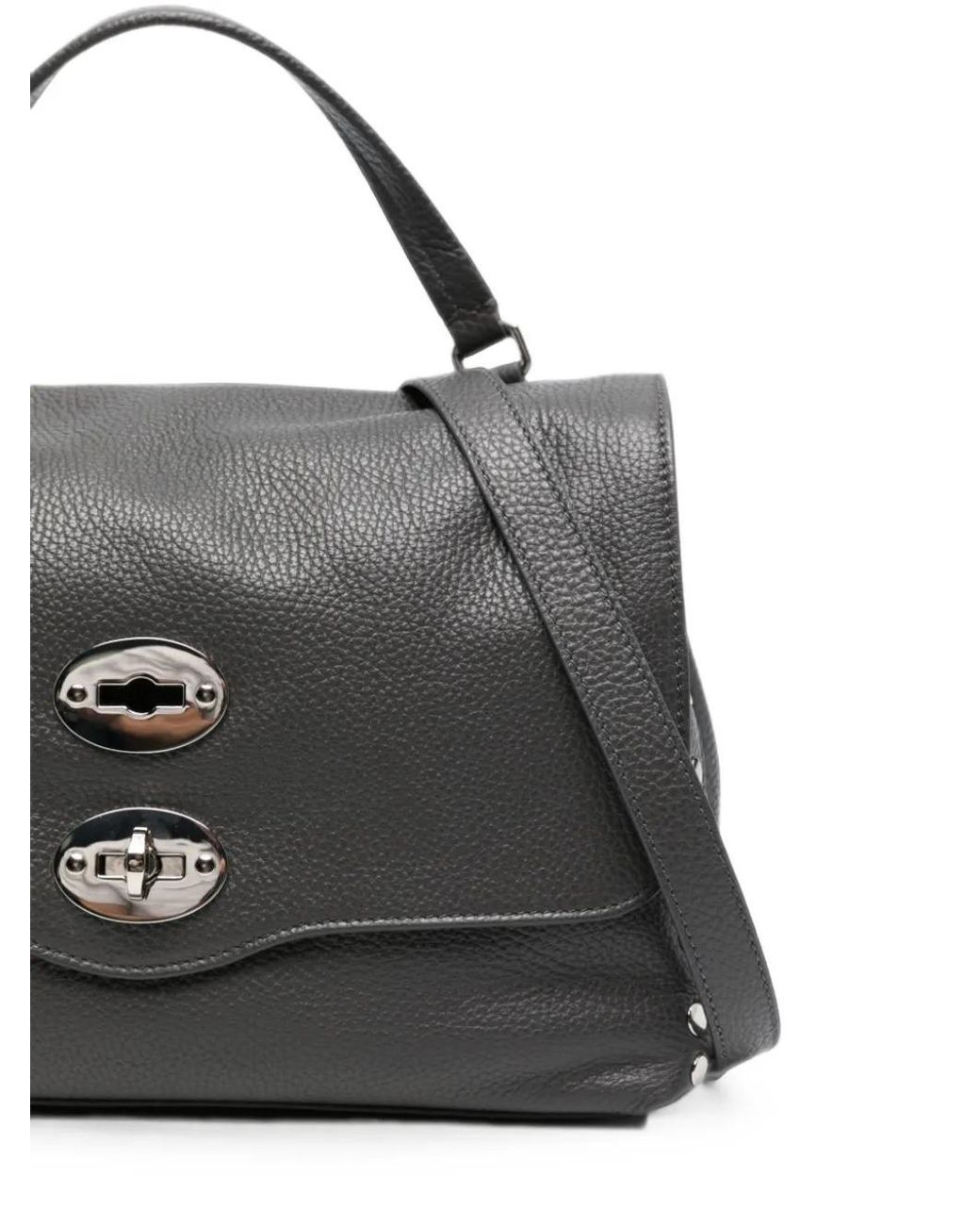 Zanellato Gray M Postina Studded Tote Bag