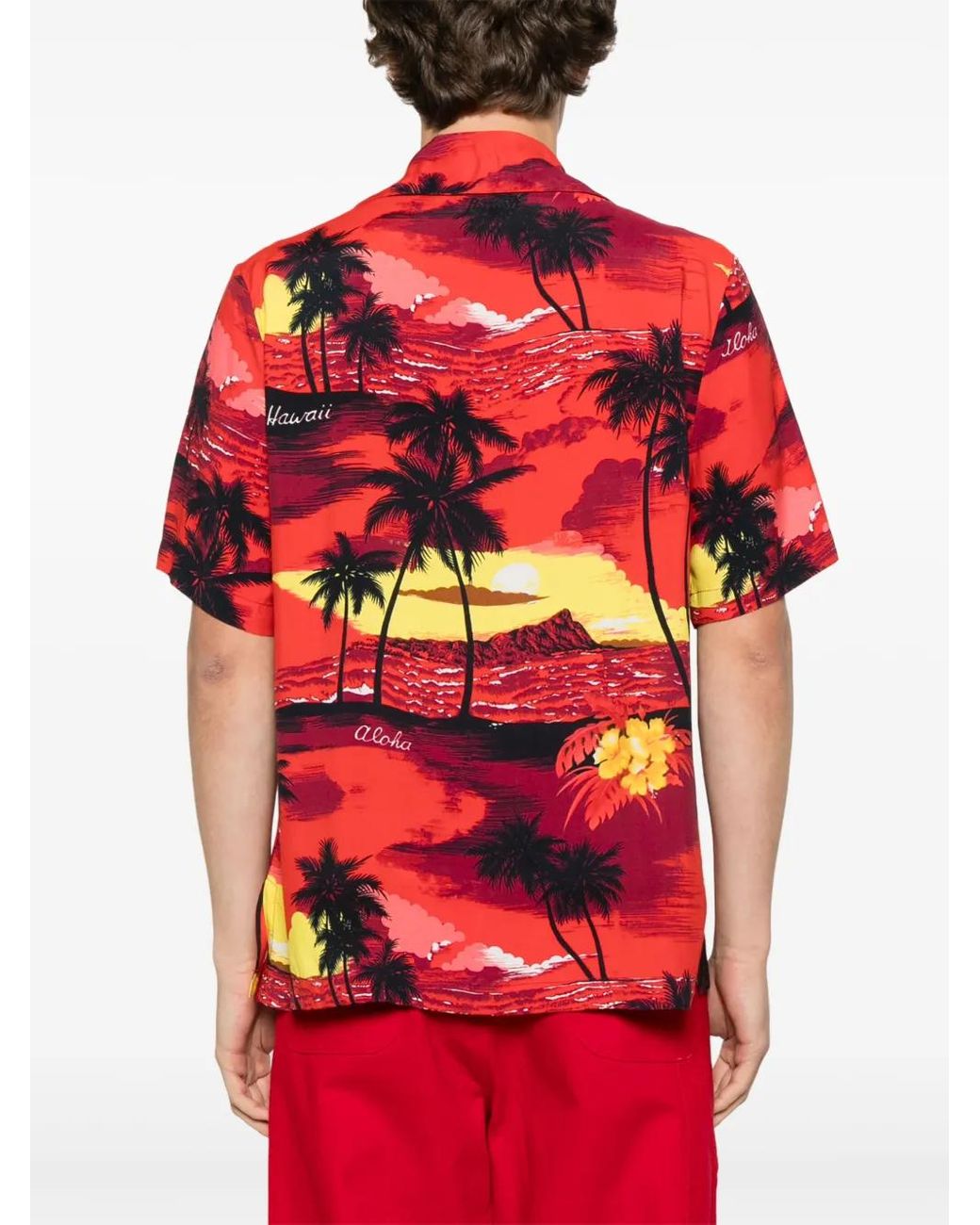P.A.R.O.S.H. Red Printed Shirt