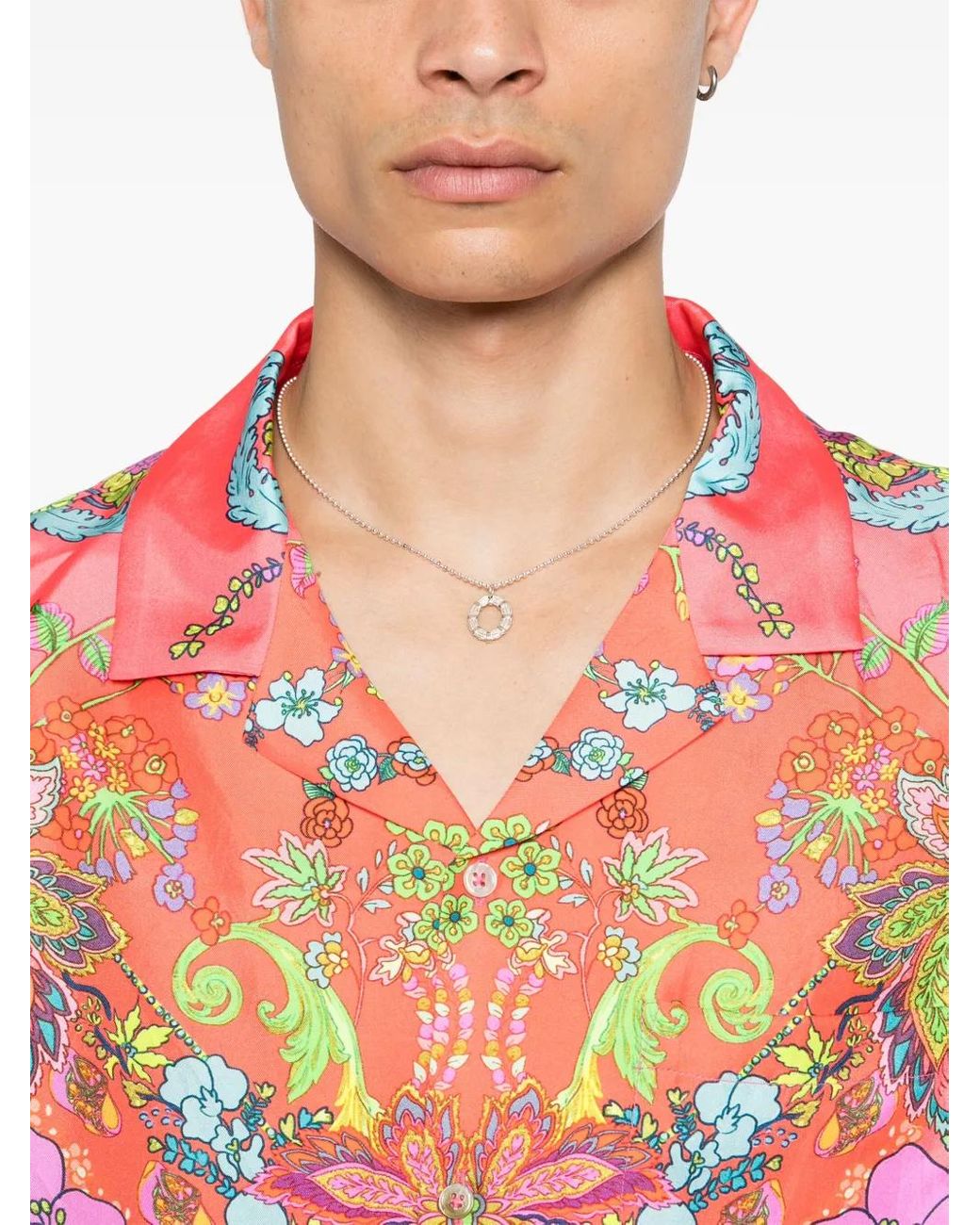 Camilla Pink Windmills And Wildflowers Shirt for men