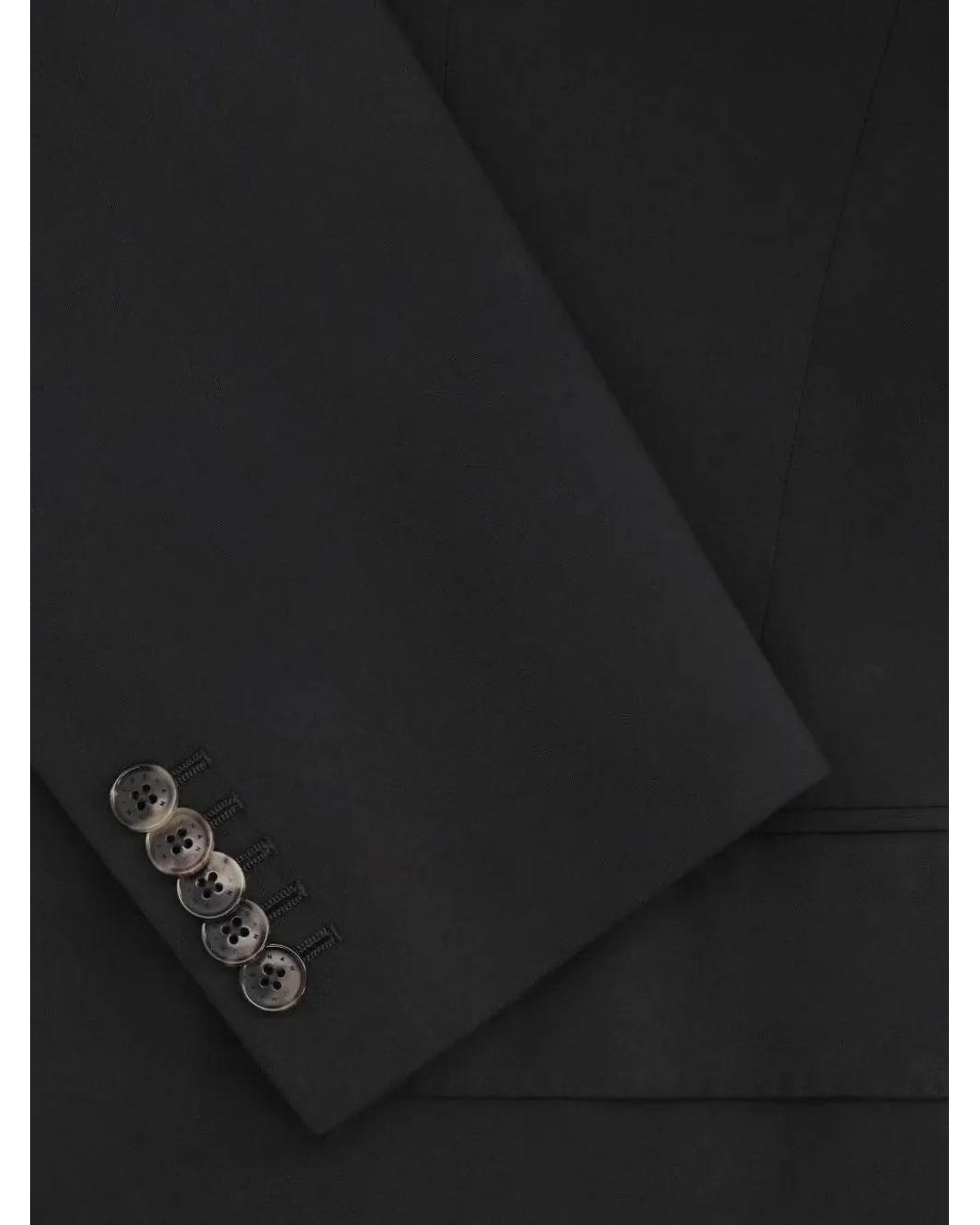 Umit Benan Black Richard Double-Breasted Blazer for men