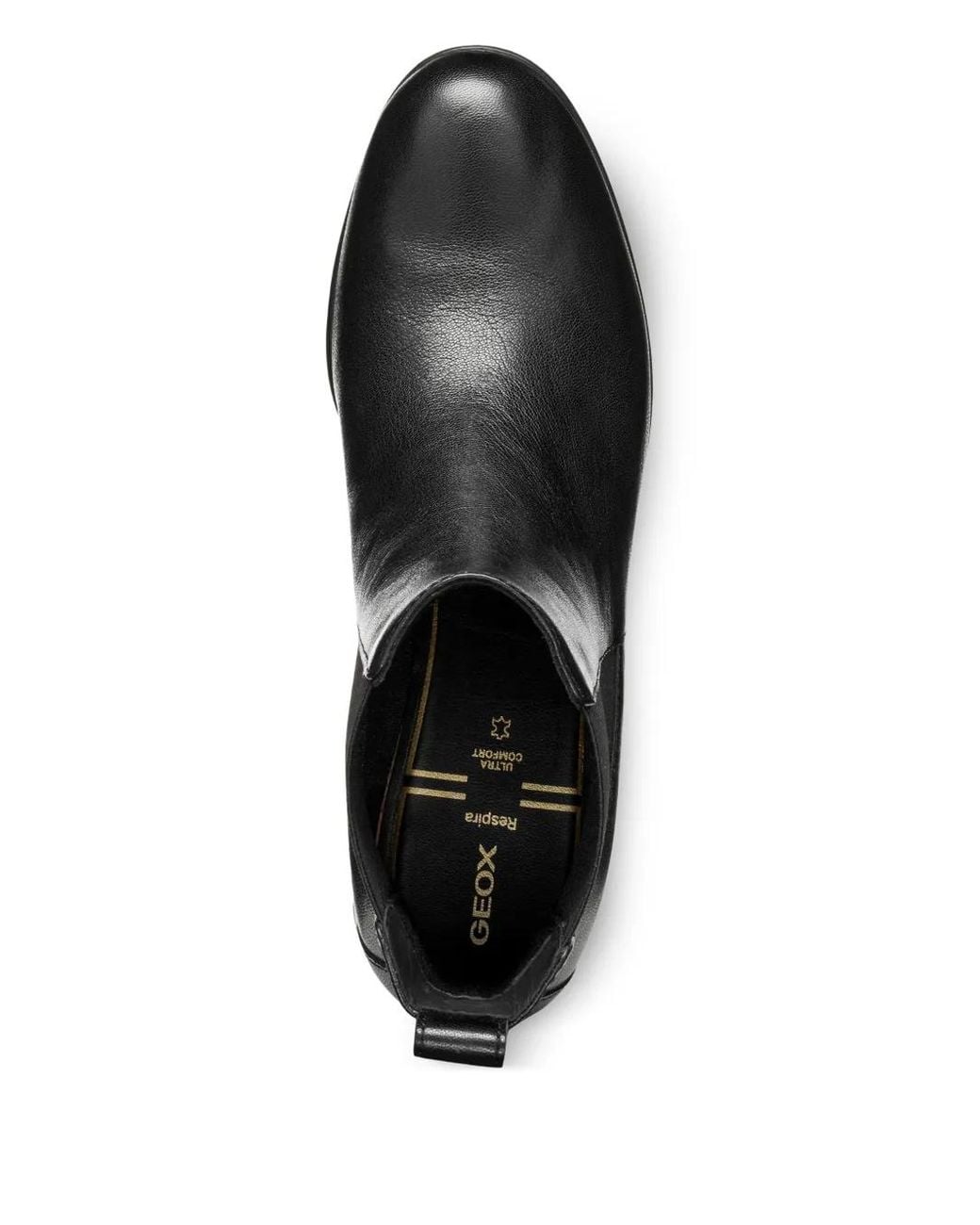 Geox Black Bottines Walk Pleasure 55 À Talon Épais 60 Mm