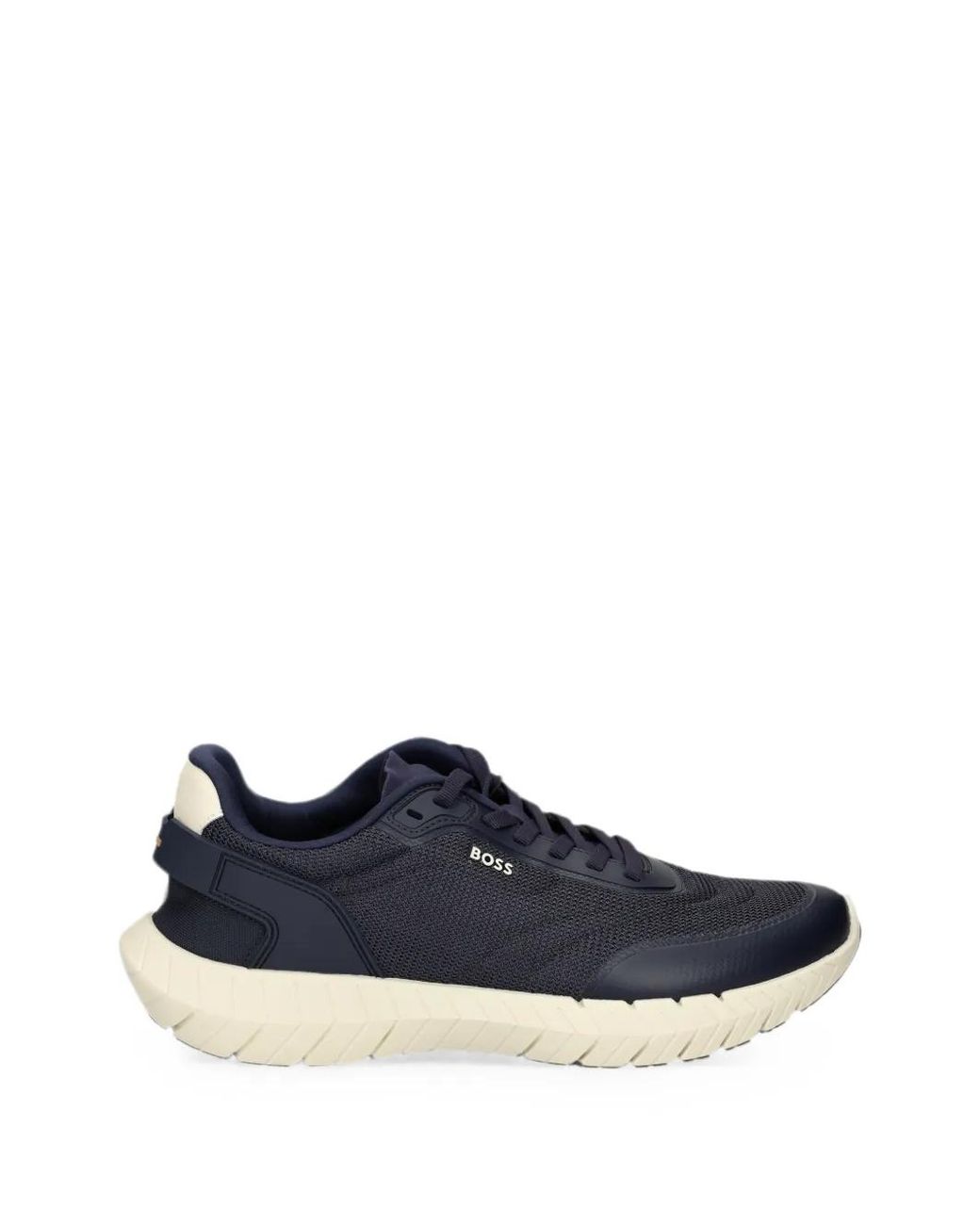 Boss Blue Baskets -Motion Runn À Bords En Cuir for men