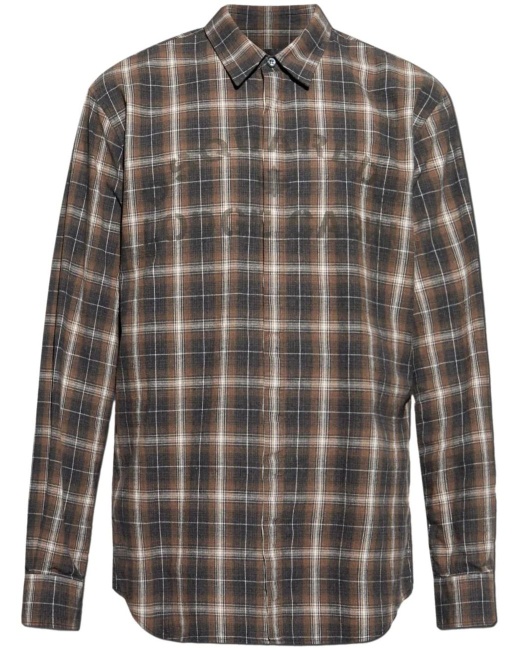 DSquared² Gray Chemise Dan for men