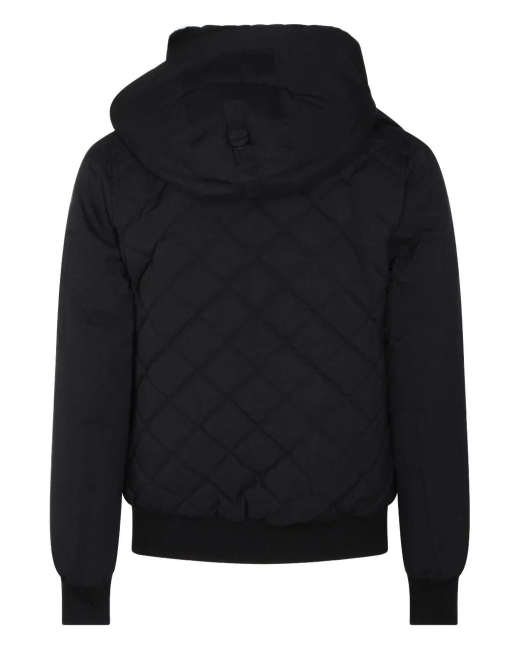 Mackage Blue Quilted Hooded Jacket for men