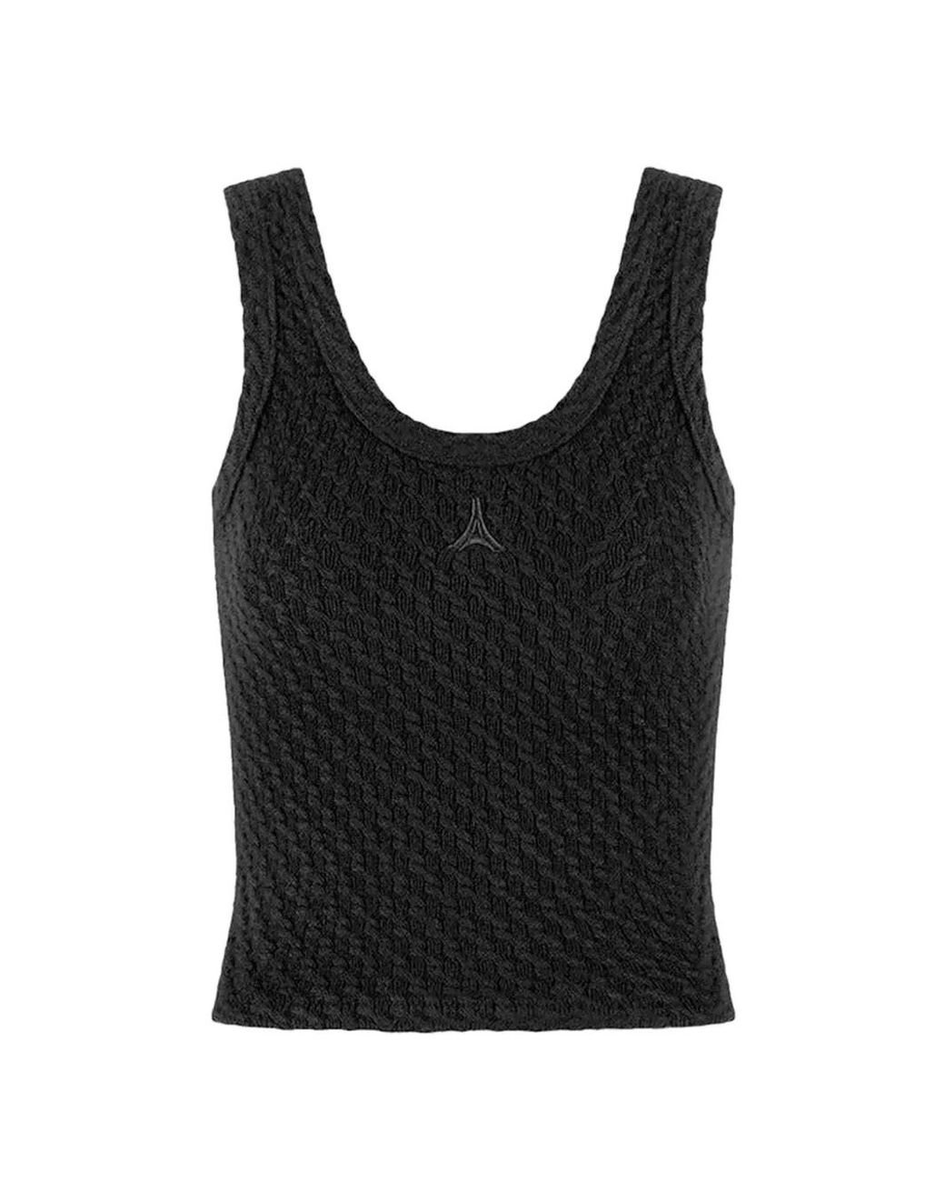 Manière De Voir Black Débardeur Pearl Eiffel En Maille
