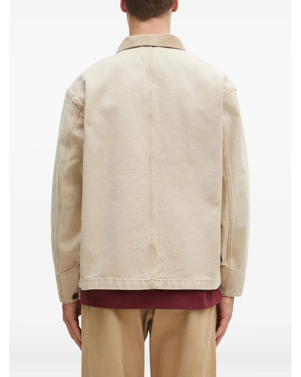 A Bathing Ape Natural Corduroy-Collar Jacket for men