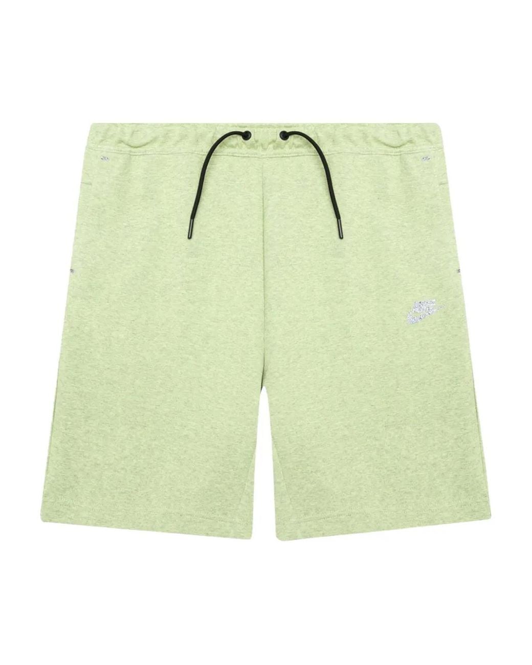 Nike Green Sportswear Tech Fleece Shorts for men