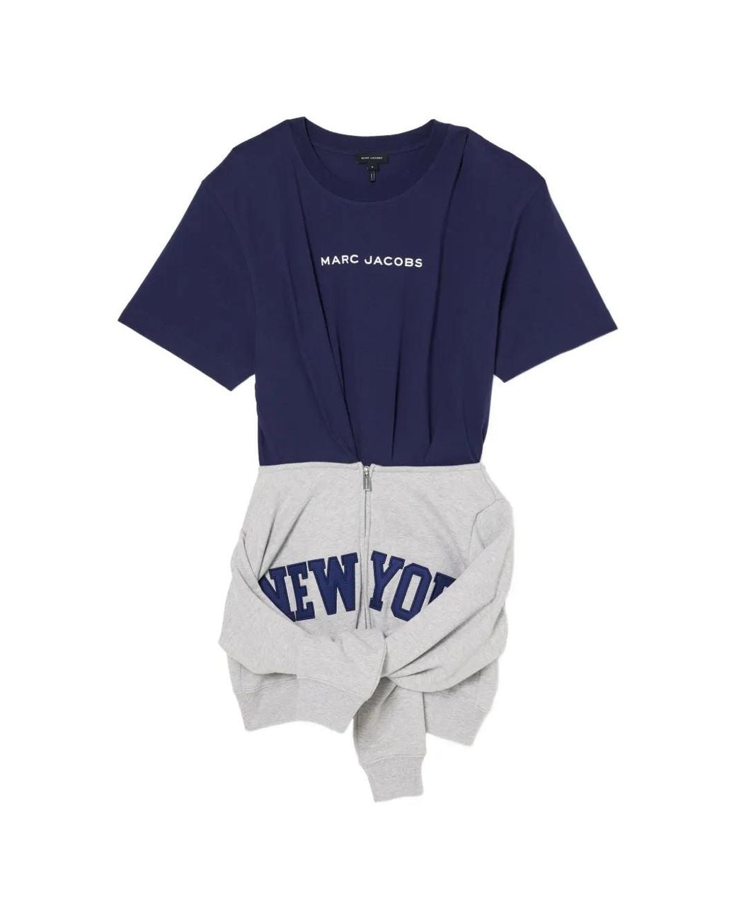 Marc Jacobs Blue Canal St Sweatshirt Tee Dress