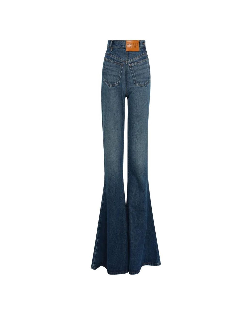 A.W.A.K.E. MODE Flared Jeans in het Blue