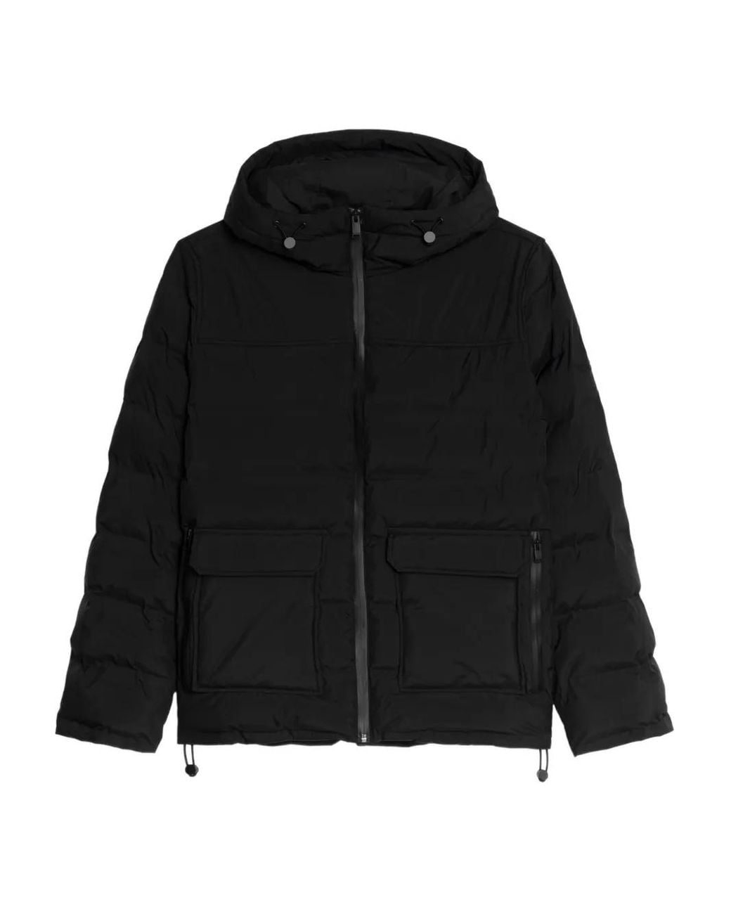 Zadig & Voltaire Black Hooded Padded Jacket for men