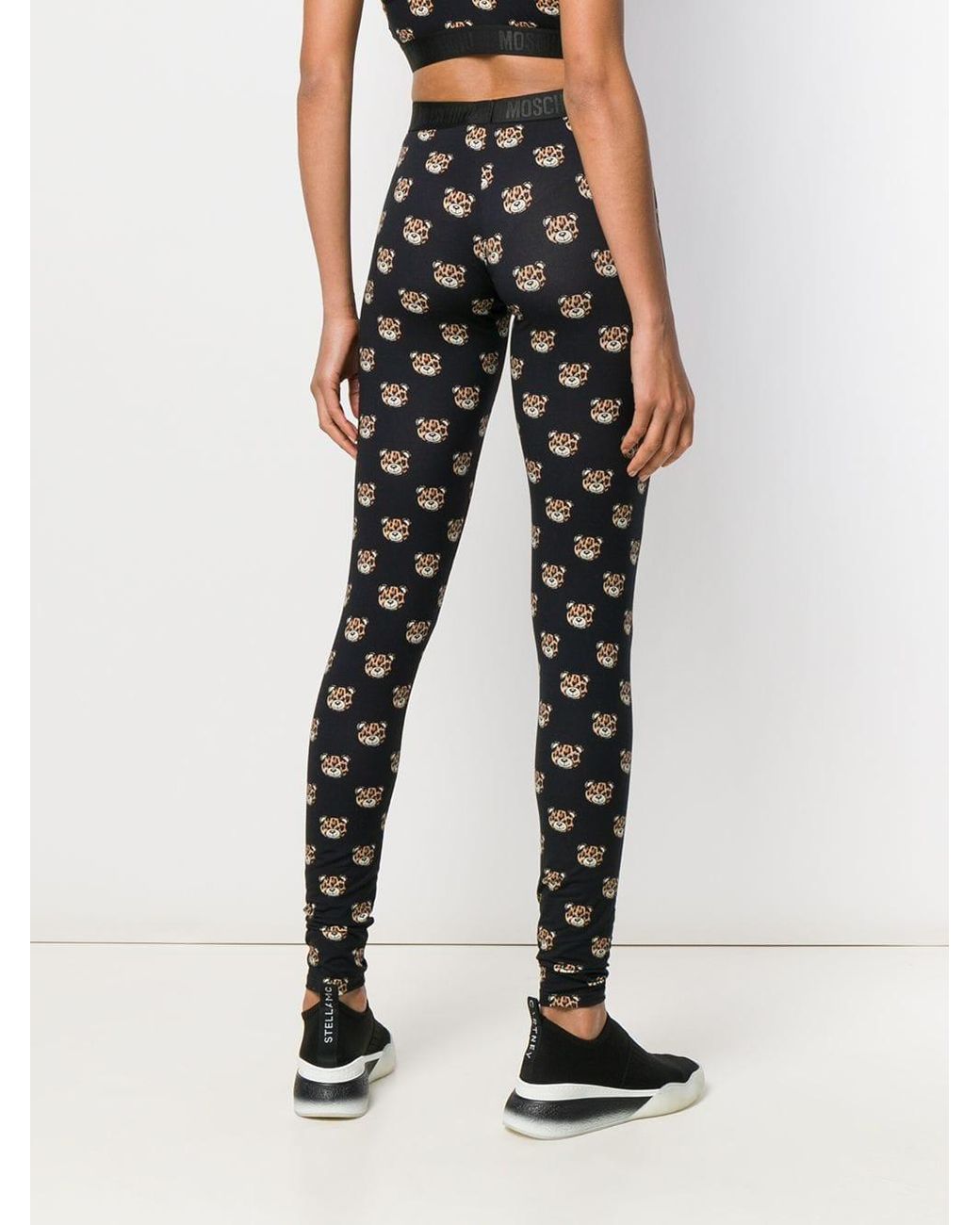 moschino teddy bear leggings