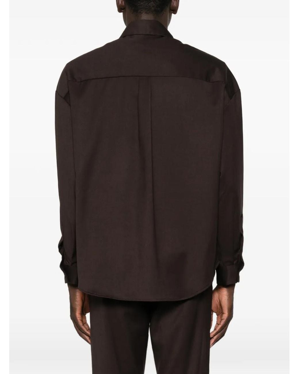 Imperial Brown Chemise À Boutonnière for men