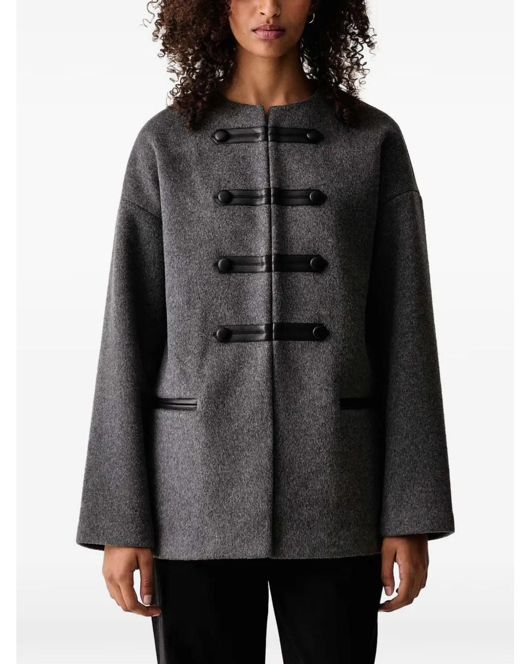 Rag & Bone Black Stefan Coat