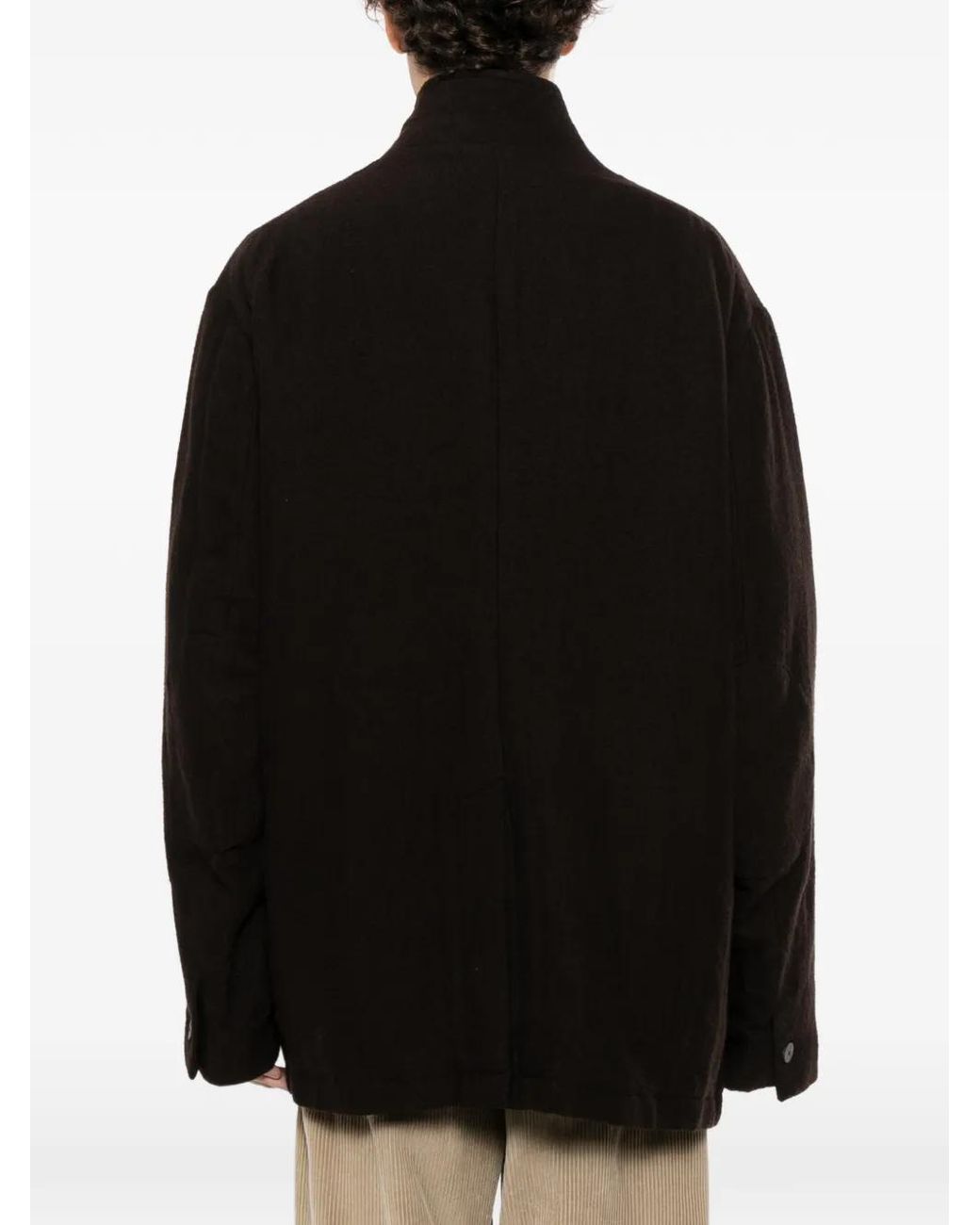 CALMLENCE Black Work-Style Tailored Jacket for men