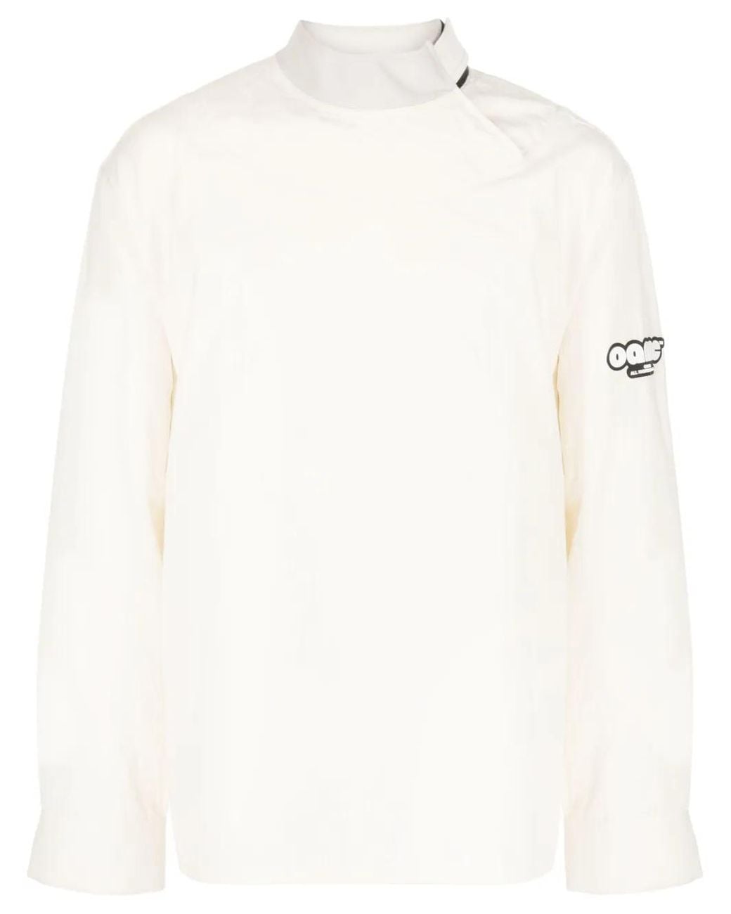 OAMC White Rapid Logo-Print Shirt for men