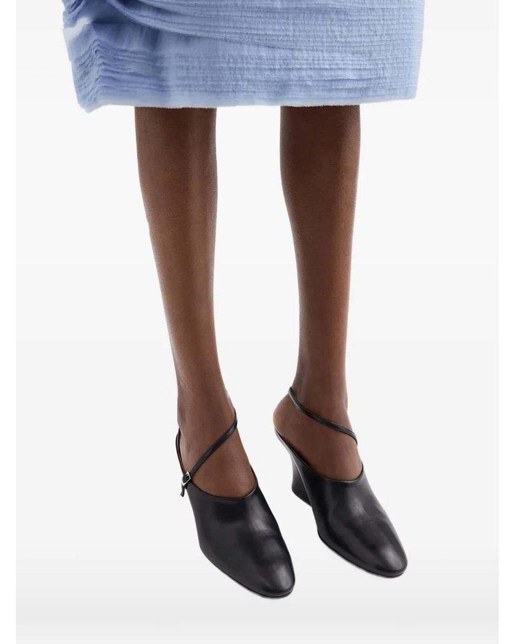 Jil Sander Black Mule