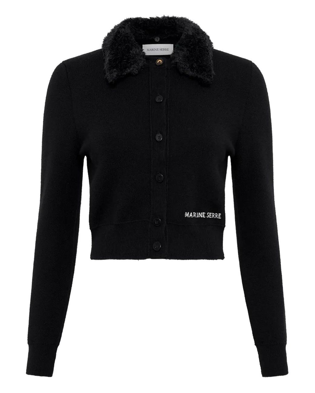 MARINE SERRE Black Sweaters