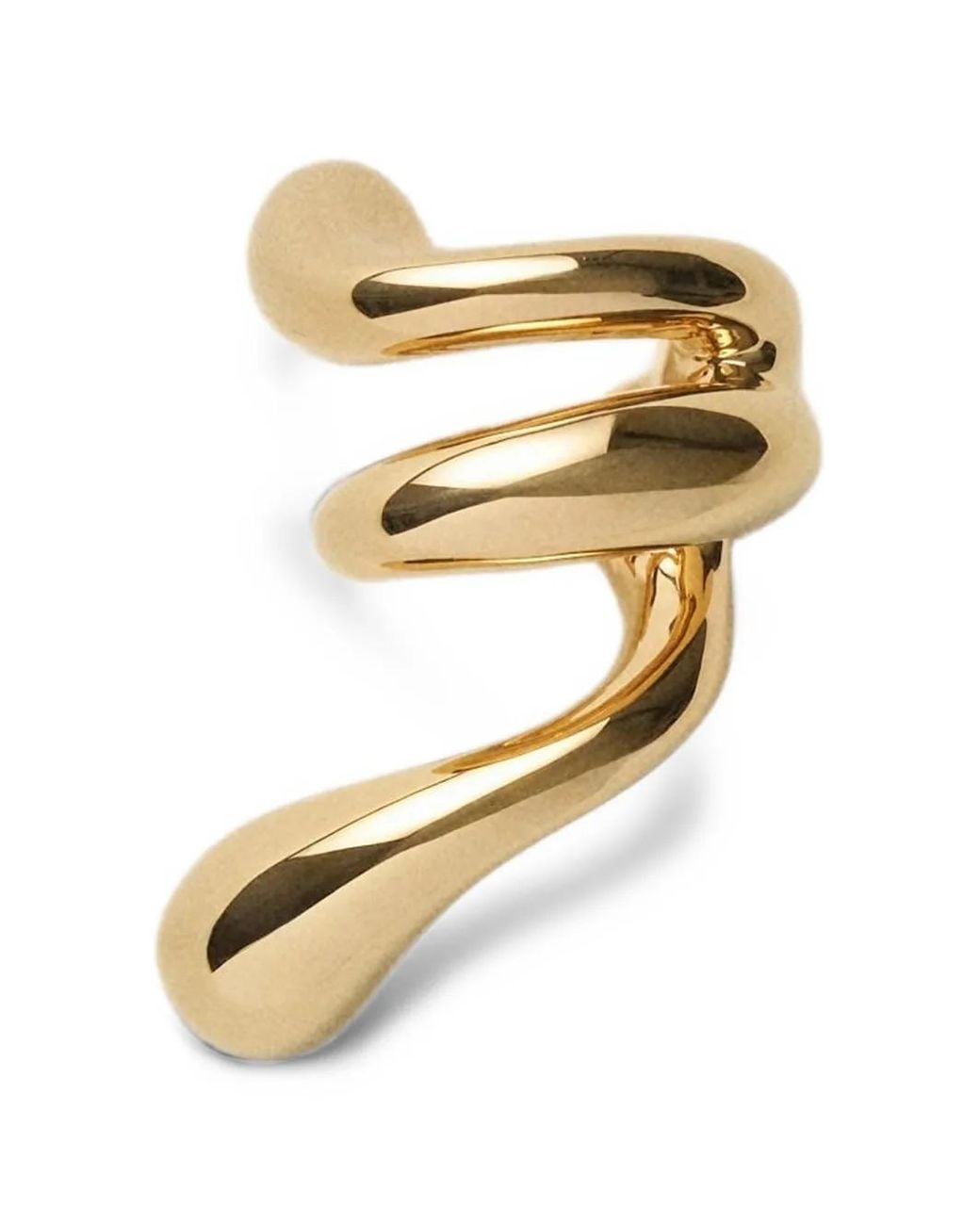 Panconesi Metallic Blow Up Forma Sculptural-Shape Ear Cuff