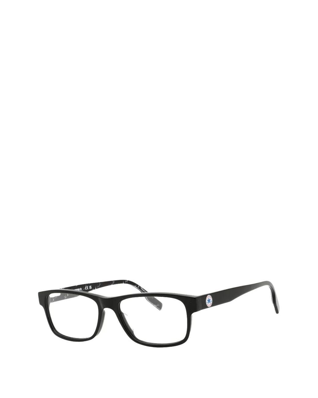 Converse Black Square-Frame Glasses for men