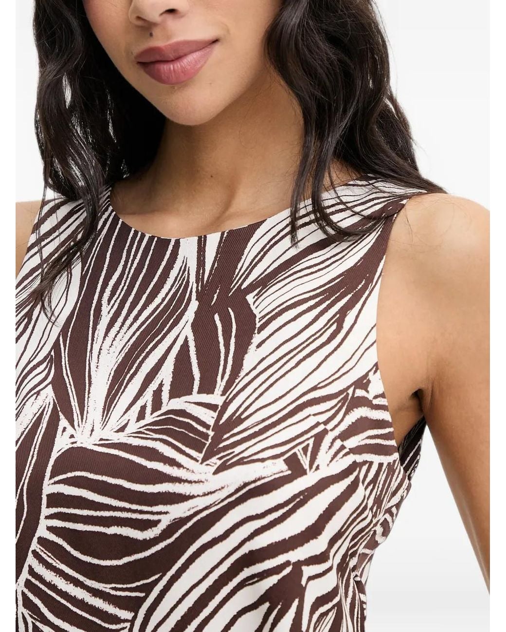 Guess Brown Open-Back Tank Top