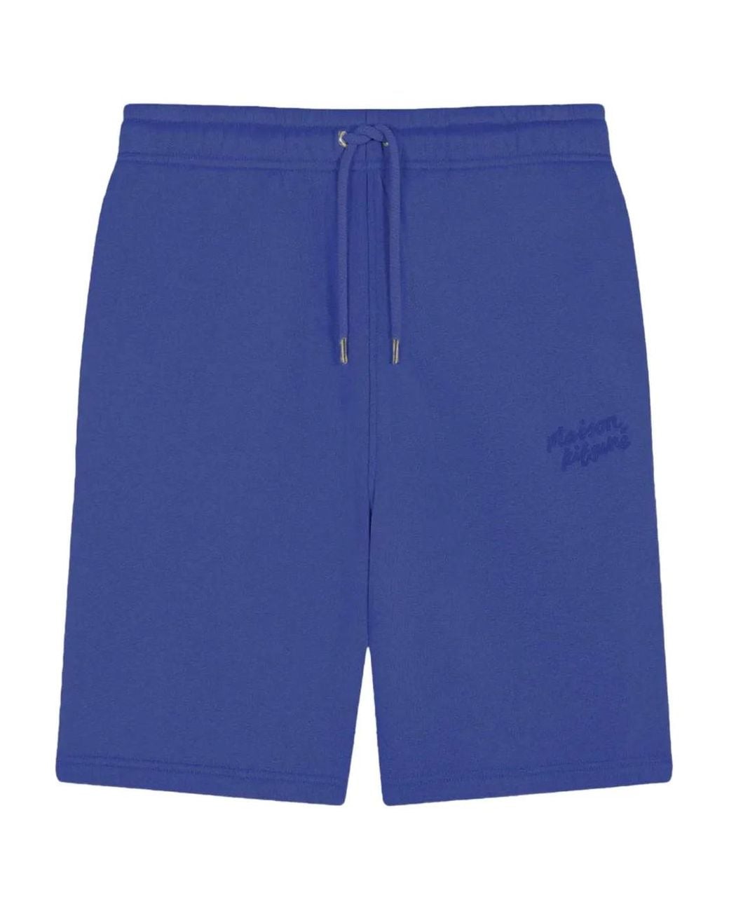 Maison Kitsuné Blue Drawstring Shorts for men