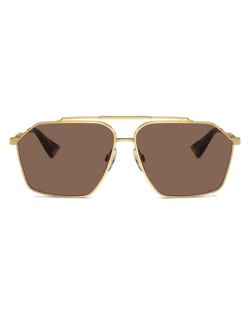Dolce & Gabbana Brown Geometric-Frame Sunglasses for men